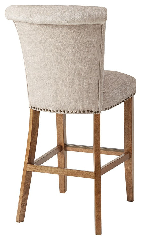 Madison Park Colfax Counter Stool Bar Height Stools, Cream