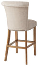 Madison Park Colfax Counter Stool Bar Height Stools, Cream
