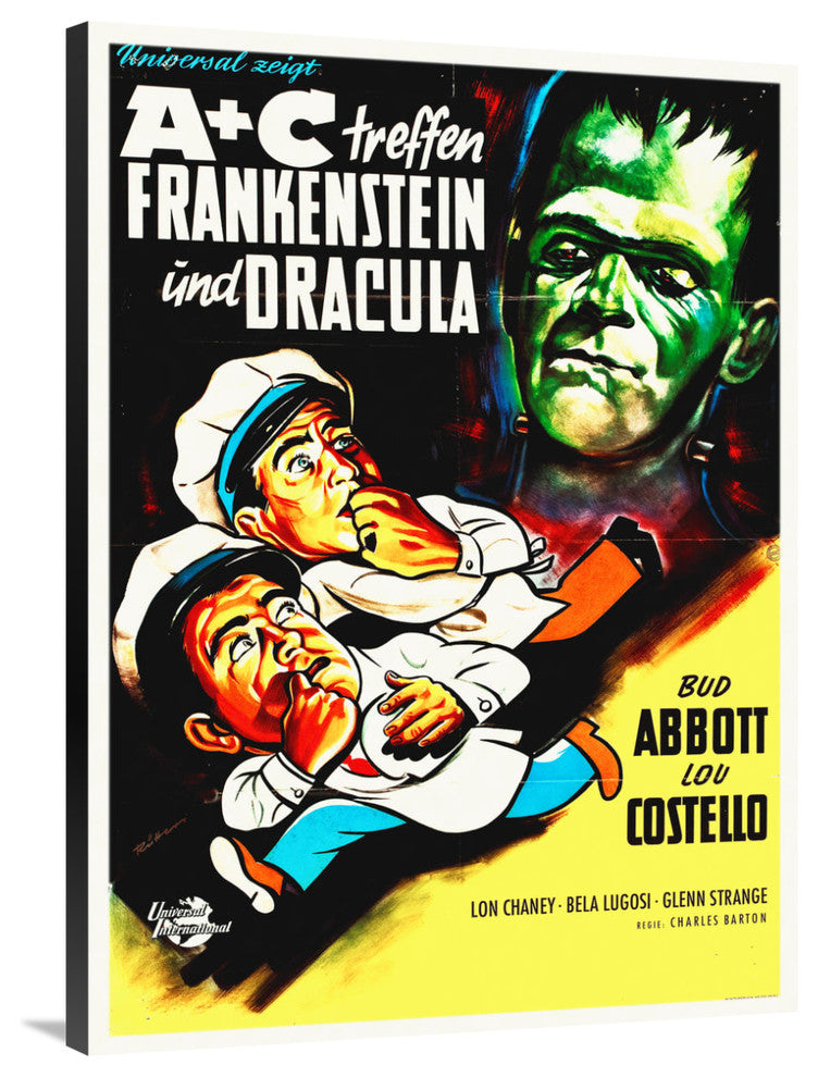 Abbott and Costello, German, Frankenstein And Dracula, 29x40