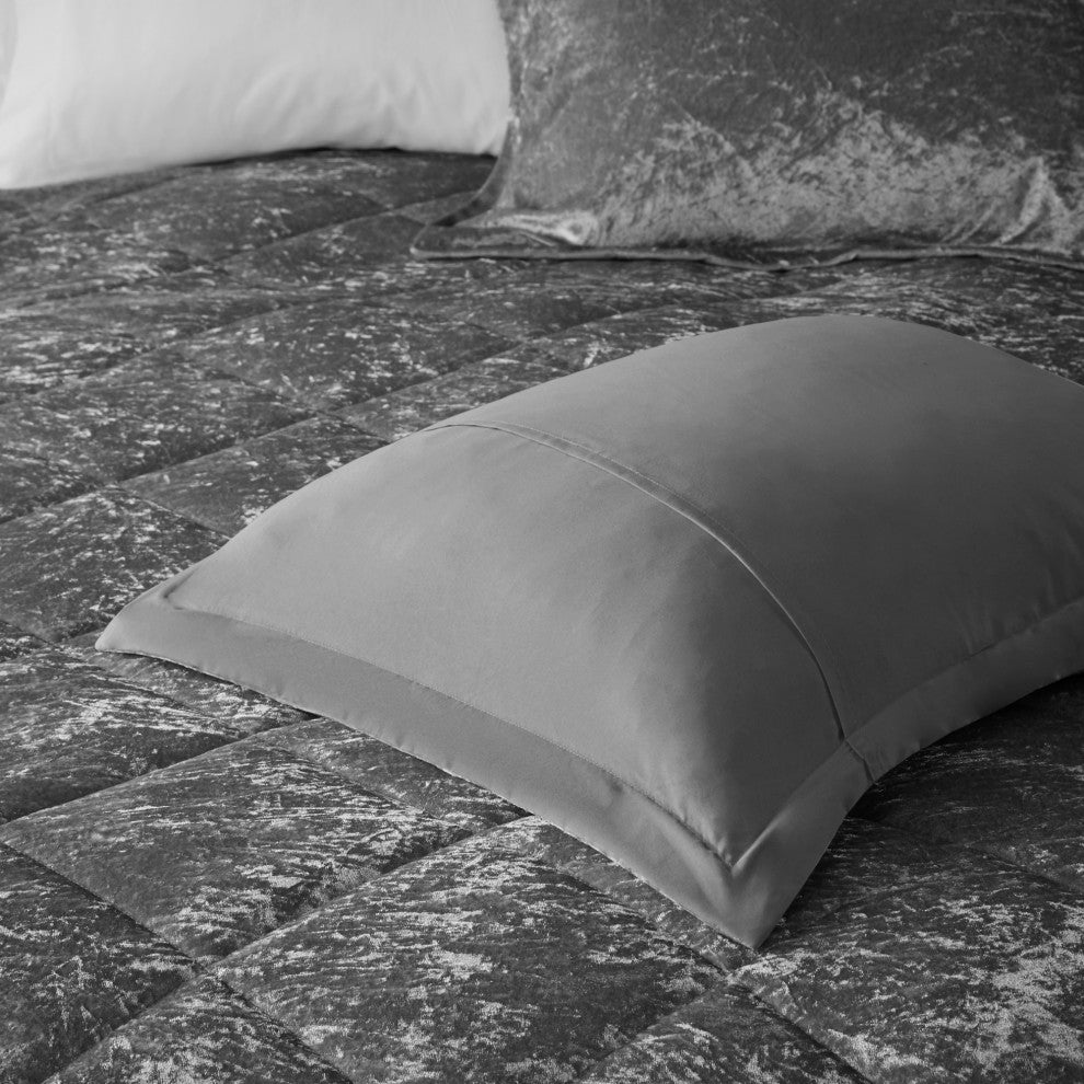Intelligent Design Felicia Crushed Velvet 4-Piece Comforter Set
