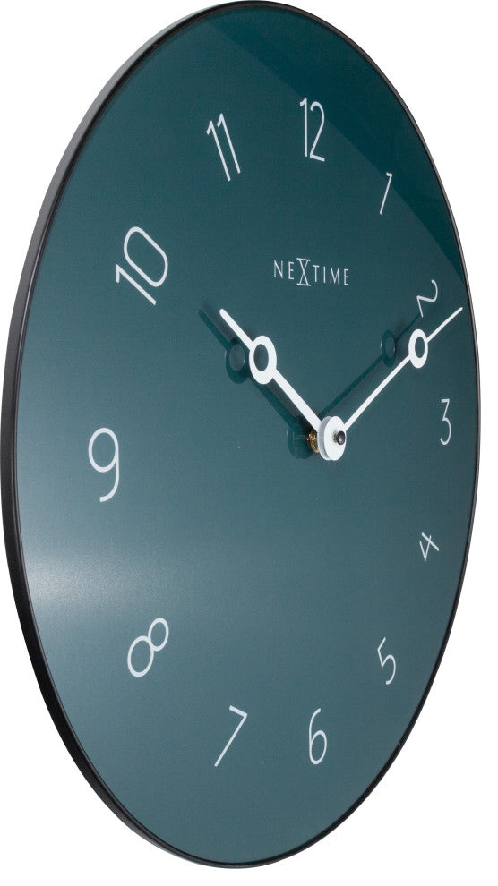 NeXtime Carousel Wall Clock, Greenish Grey
