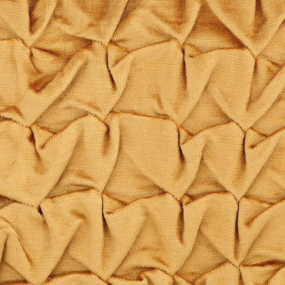 Gold Decorative Pillow Covers 18"x18" Velvet, Gold Knots
