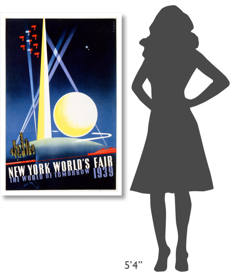 "New York World"™s Fair / World of Tomorrow" Print by Joseph Binder, 31"x46"
