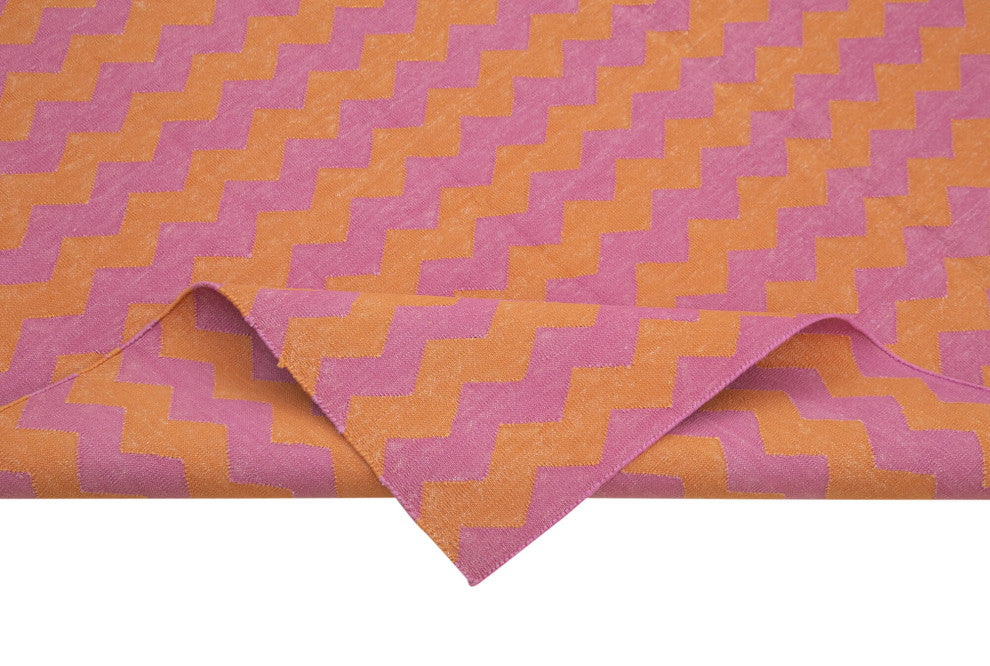 Rug N Carpet - Handmade Wool 6' 0'' x 8' 11'' Flatweave Dhurrie Kilim Rug