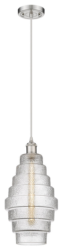 Innovations 516-1P-SN-G672-8-LED 1-Light Mini Pendant, Brushed Satin Nickel