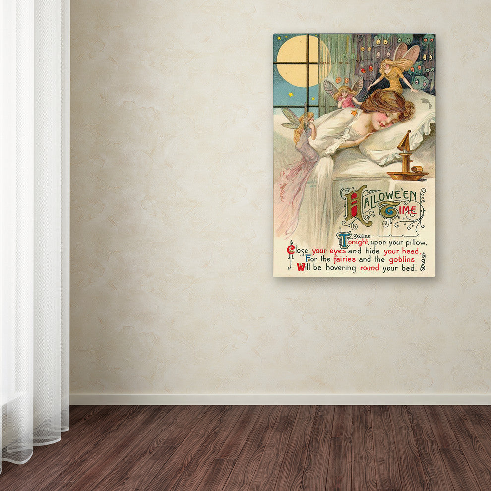 "Halloween Thirteen" by Vintage Apple Collection, Canvas Art