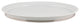 Arienne 12" Platter, White & Platinum