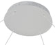 60" Tania ETL Certified Integrated LED Circular Adjustable Chandelier, Silver