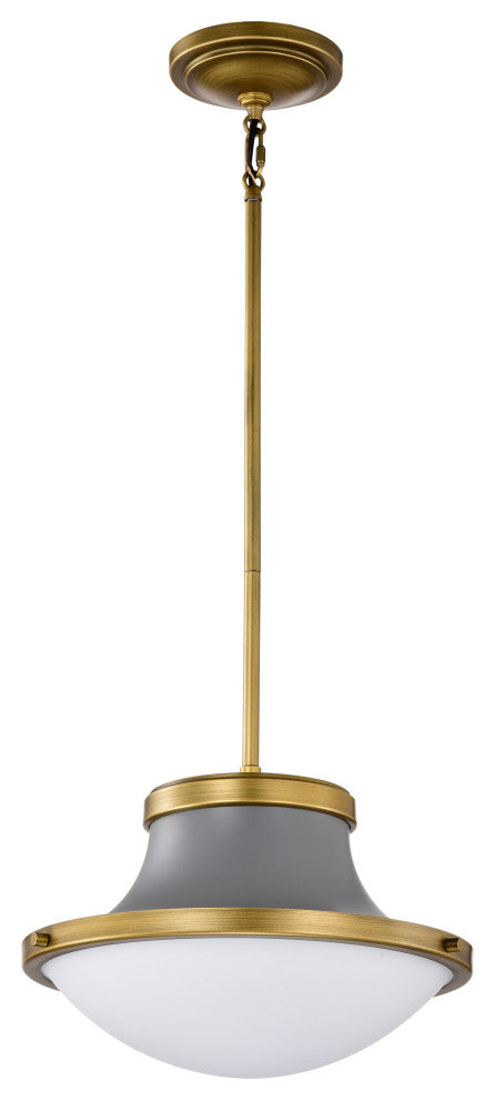 Lafayette 1 Light Pendant, 14"
