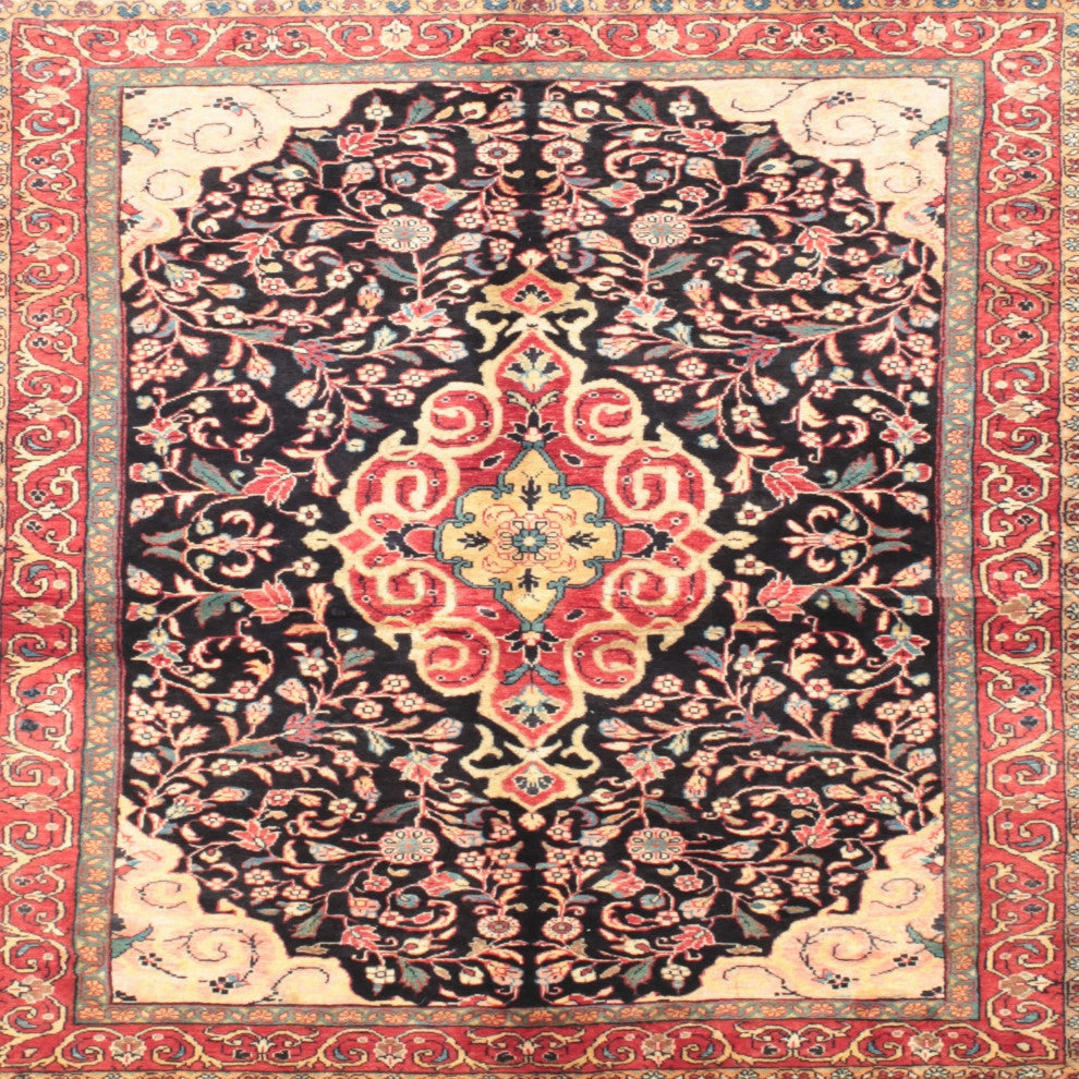 Ahgly Company Indoor Square Traditional Area Rugs, 4' Square