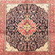 Ahgly Company Indoor Square Traditional Area Rugs, 4' Square