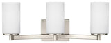 Hettinger 3-Light Wall/Bath, Brushed Nickel