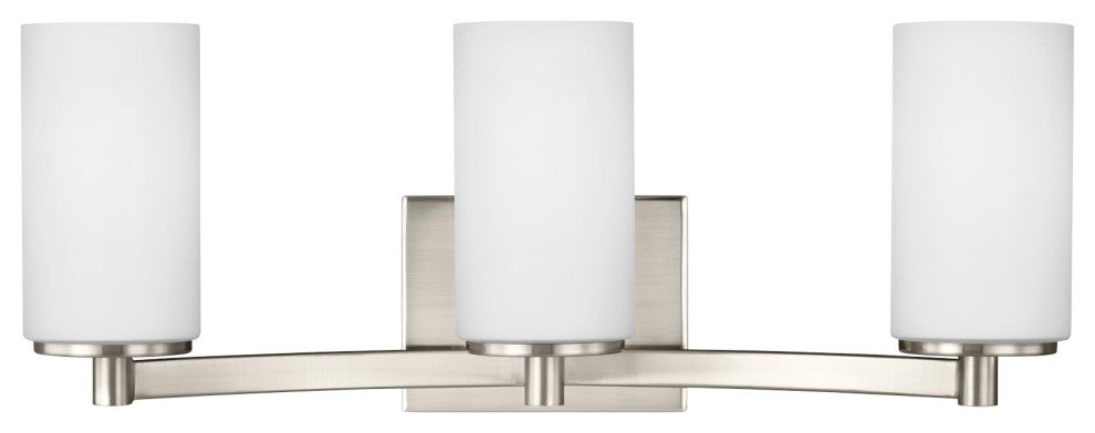 Hettinger 3-Light Wall/Bath, Brushed Nickel