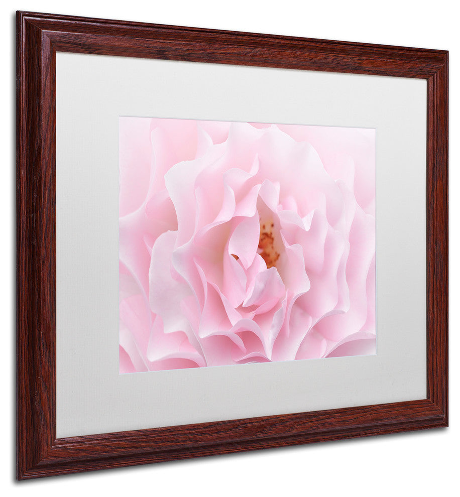 Cora Niele ''Rose Pink Rose'' Matted Framed Art