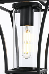Home Living 7" Outdoor Pendant, Black