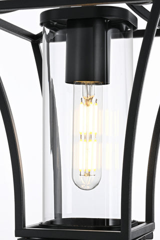 Home Living 7" Outdoor Pendant, Black