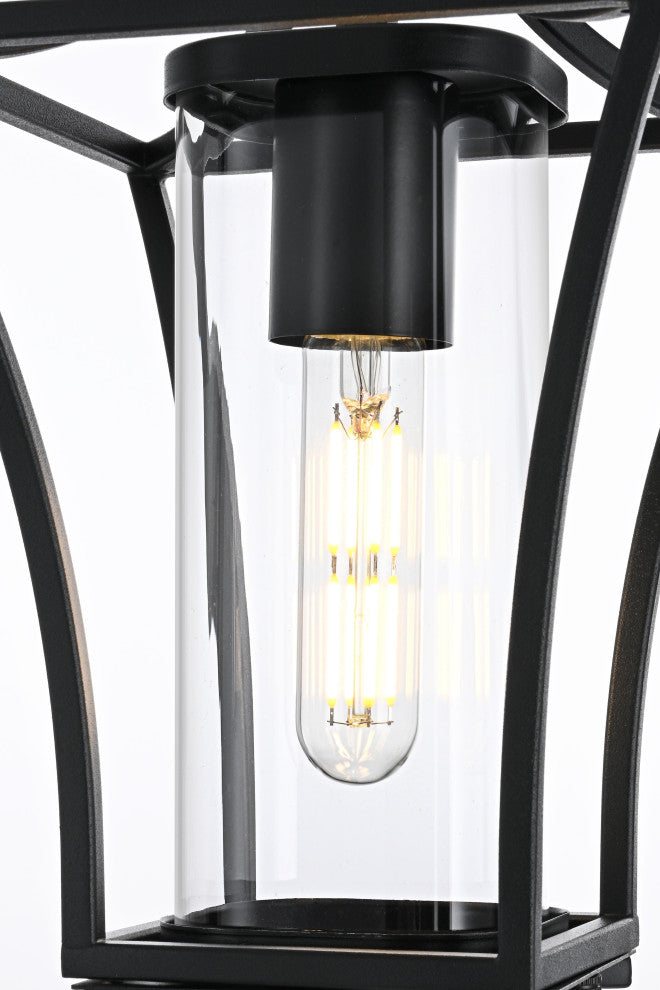 Home Living 7" Outdoor Pendant, Black