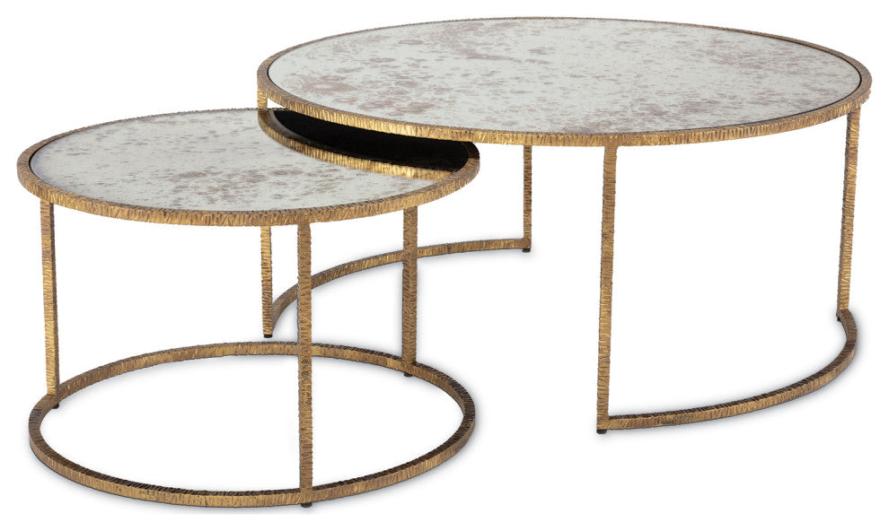Regina Andrew Anastasia 2-Piece Cocktail Table Set, Gold