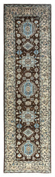 Serapi One-of-a-Kind Hand-Knotted Runner Rug Brown, 2' 9" x 9' 9"