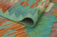 Sangat Kilim Afham Light Green/Orange Rug, 4'0x5'9