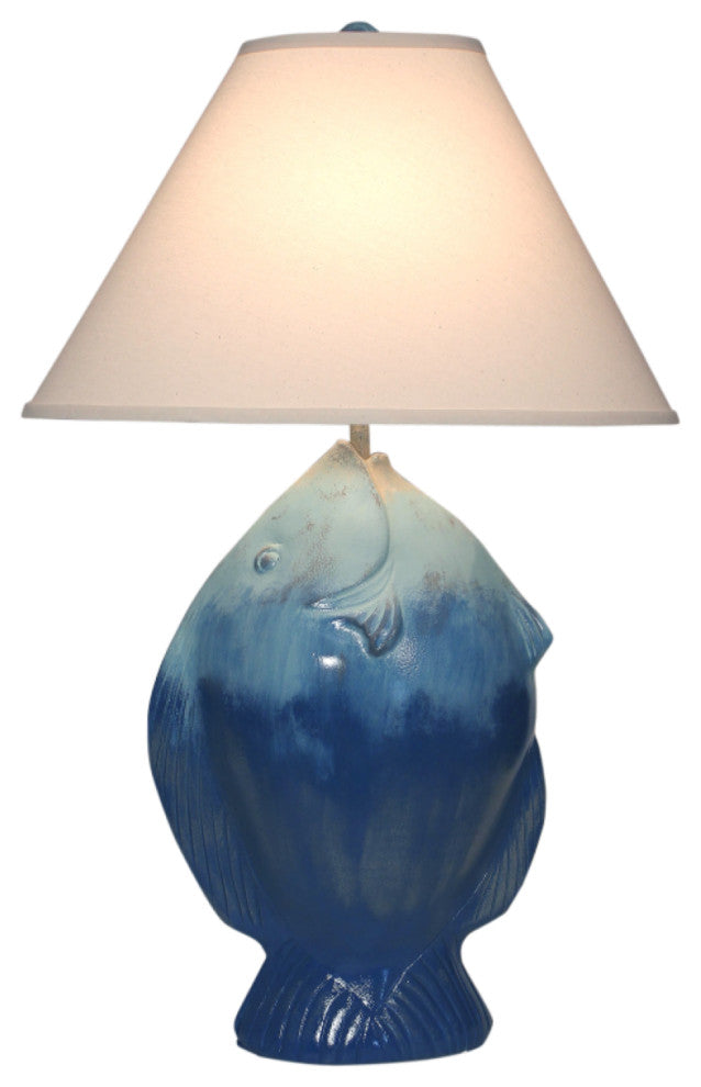 Bahama Angelfish Pot Table Lamp