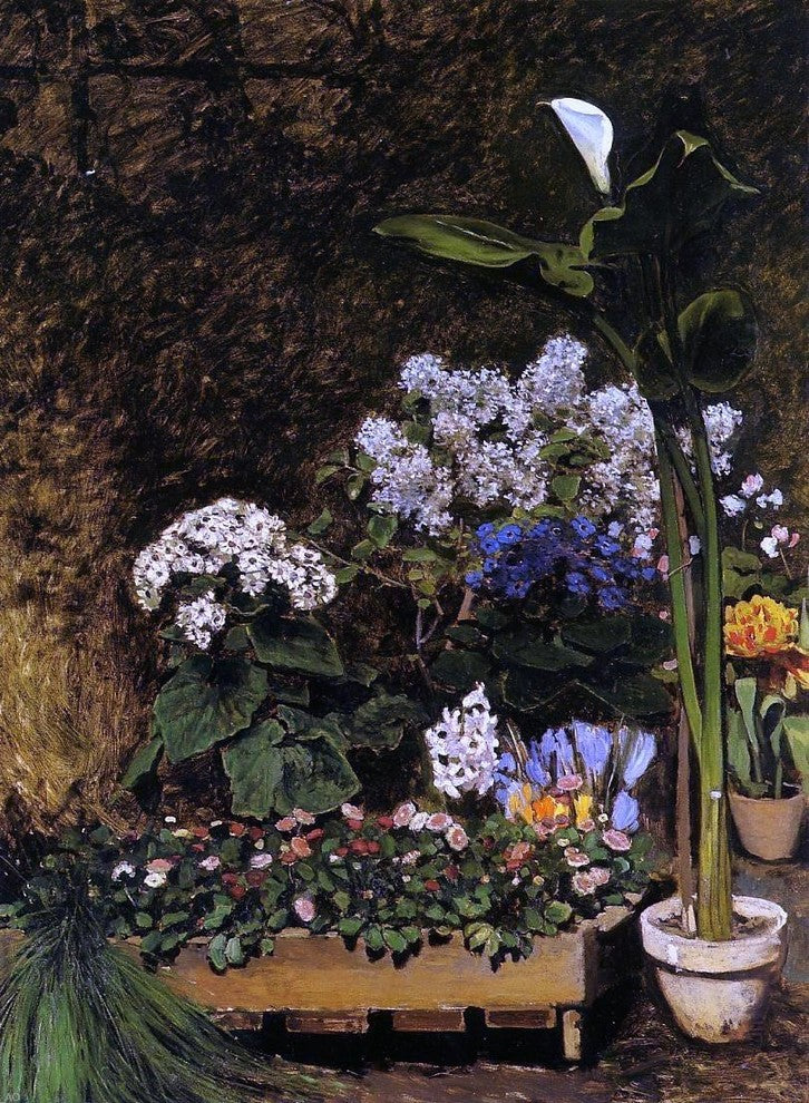 William Baptiste Baird Spring Flowers Wrapped Canvas, 21"x28"