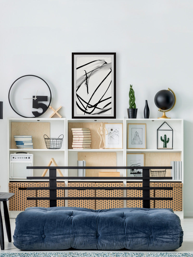 "We Went Inside" Framed Painting Print, 12x18