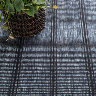 Dash & Albert Malta Navy Handwoven Wool Rug, Blue, 6' x 9'