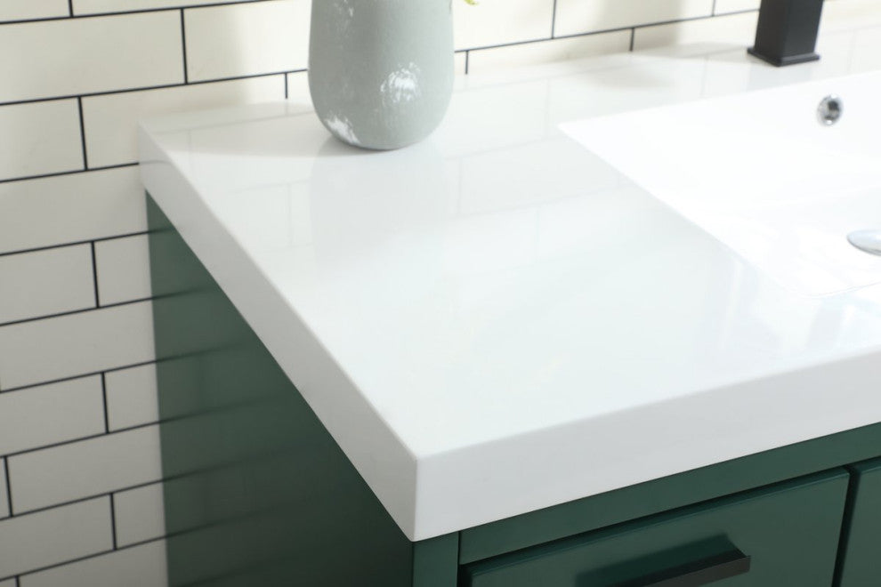 Walker 48" Single Bathroom Vanity, Green