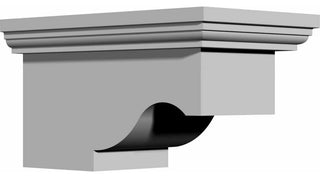 7 1/2"W x 4"H x 4 5/8"P, Lanarkshire Bracket