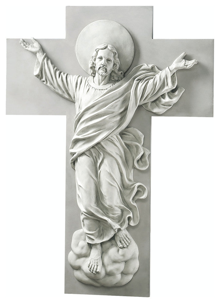 "He Is Risen" Christ Ascension Plaque