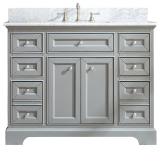 South Bay 43" Bathroom Vanity, Gray Finish