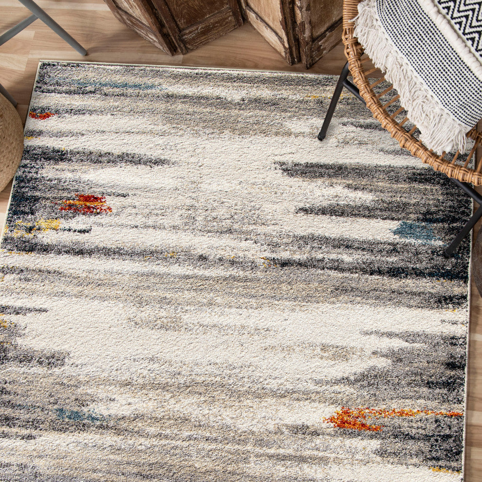 Orian Gemstone Tulsa Beige Area Rug 7'10" x 10'10"