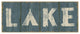 "Lake Lodge V Blue" Digital Paper Print by Sue Schlabach, 77"x32"