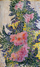 Henri Edmond Cross Flowers, Gallery Wrapped Canvas Print, 18"x27"