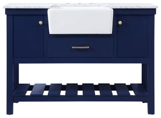 Home Living 22" Farmhouse Blue-Light Bathroom Vanity