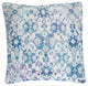 Surya Roxana RXN-003 20"x20" Pillow Kit, Mauve/Pale Blue/Blue/Sky Blue/Teal