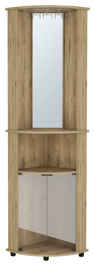 Corner Bar Cabinet Rialto, Living Room, Macadamia