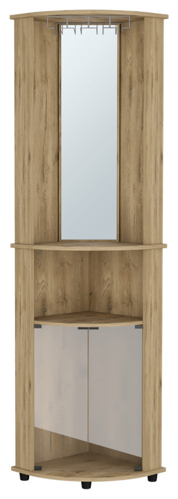 Corner Bar Cabinet Rialto, Living Room, Macadamia