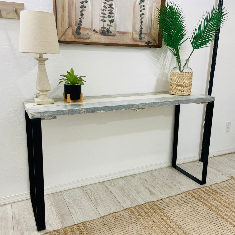 Barn Walls Bedroom Console Table Accent Table, Handcrafted, Farmhouse Mix, 48" Length