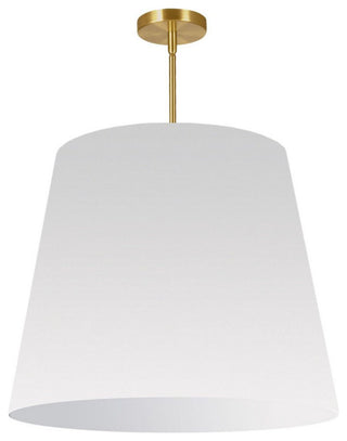 DAINOLITE ODR-L-692 1 Light Oversized Drum Pendant Large White/Gold Shade