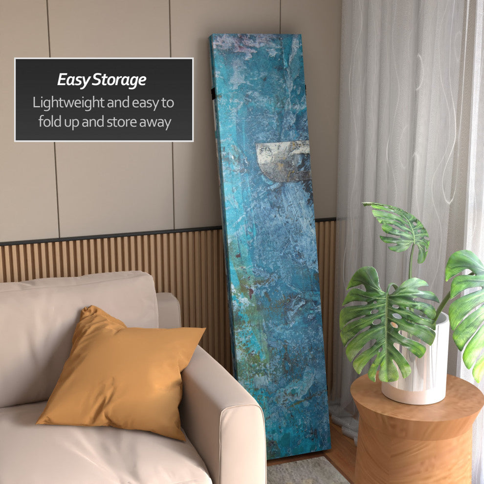 6' Tall Double Sided Blue Dream Canvas Room Divider