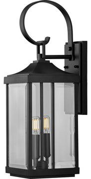 Luxury Transitional Wall Sconce, Midnight Black