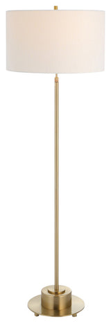 Uttermost Prominence Brass Floor Lamp