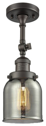 Innovations Lighting 201F-Ob-G53-Led 1 Light Dimmable Led Semi-Flush Mount