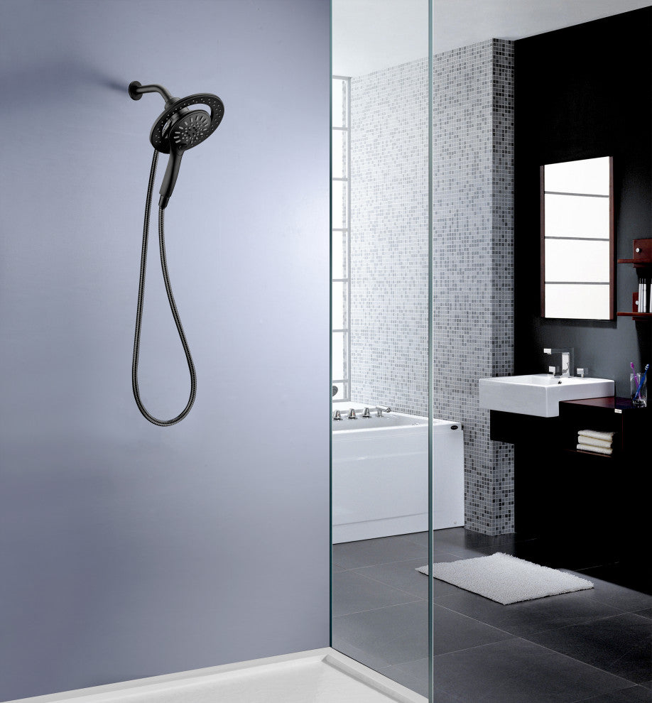 Valkyrie Two-in-One Magnetic Showerhead and Hand Sprayer, Matte Black