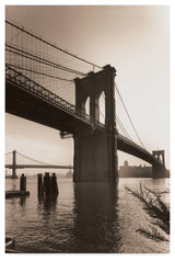 "Brooklyn Bridge 2" by Chris Bliss, Canvas Art, 22"x32"