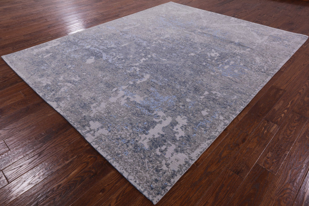 Wool and Silk Persian Hand Knotted Rug 8' 0" X 10' 0" Q7176