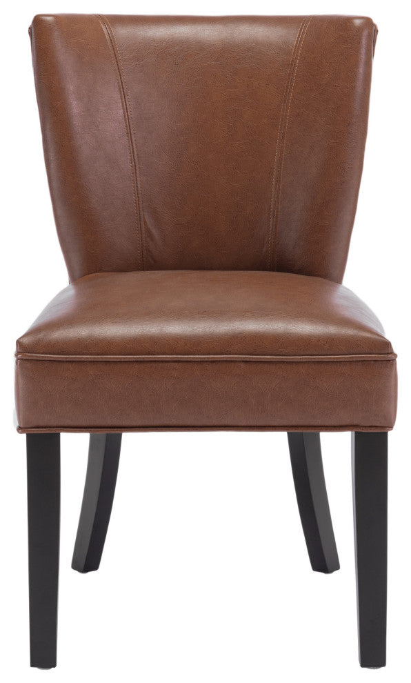 Edenbrook Faux Leather Upholstered Dining Chairs, Set of 2