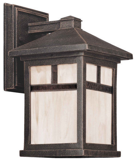 Signature 1 Light Outdoor Wall Light, Painted Rust